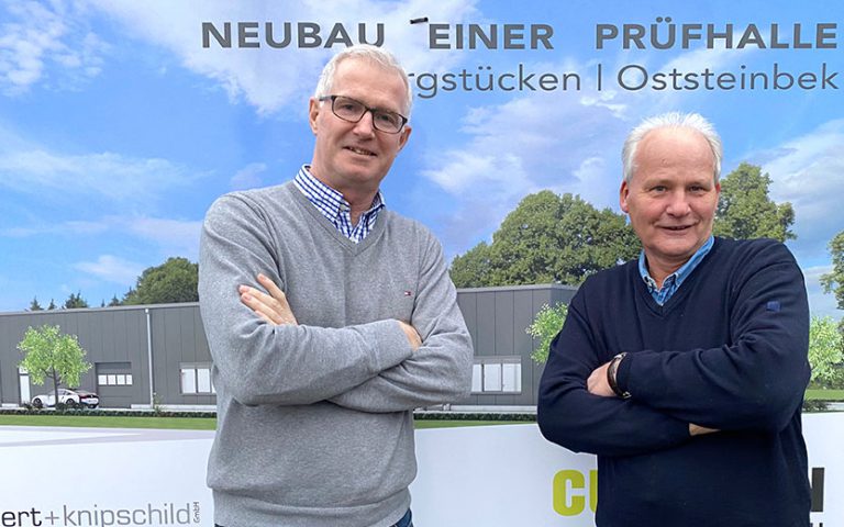 Siebert + Knipschild baut neue Prüfhalle