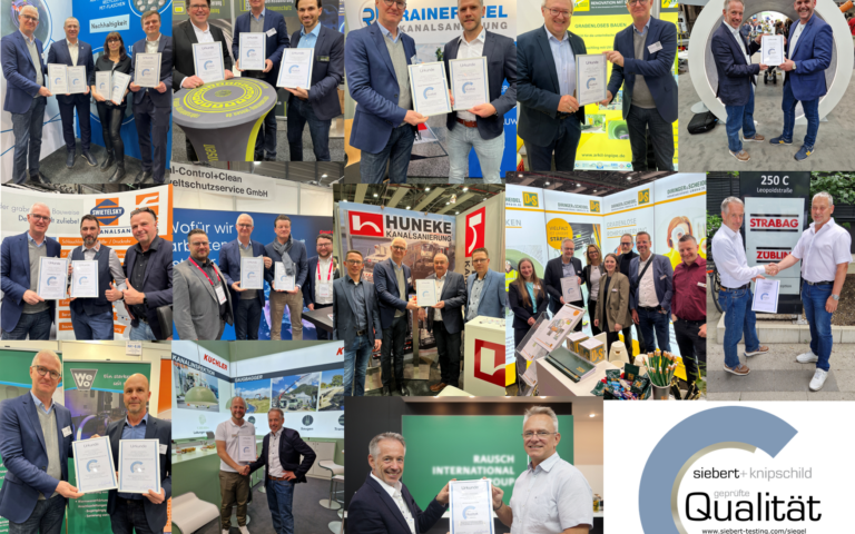 Die Träger des Siebert+Knipschild Siegel 2024